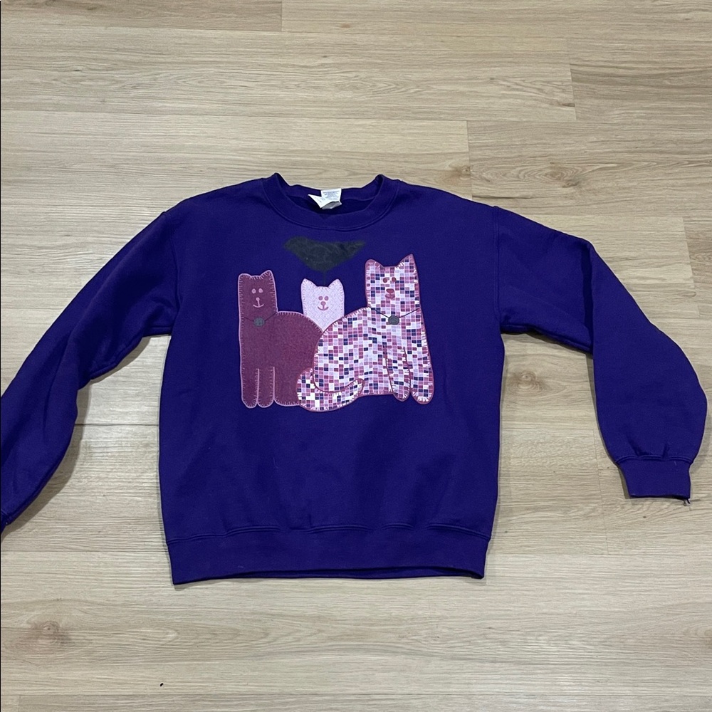 Gildan Deep Purple Heavy Blend Crewneck